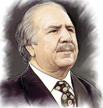 رسمة لشخصية عمر الخطيب